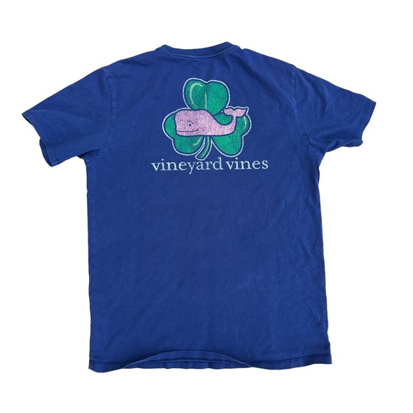 Vineyard Vines T Shirt Youth Short Sleeve Clover Preppy Blue Unisex Extr… - Picture 1 of 11